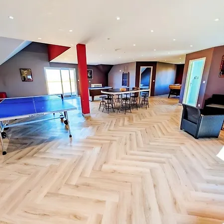 Le Havre Normand Piscine Interieure Terrain De Petanque Baby Foot, Ping Pong, Table De Poker, Billard, Terrasse Amenagee, Jardin, Proche Plages Du Debarquement Entre Caen Et Bayeux Willa Moulins en Bessin