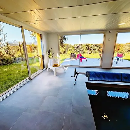 Willa Le Havre Normand Piscine Interieure Terrain De Petanque Baby Foot, Ping Pong, Table De Poker, Billard, Terrasse Amenagee, Jardin, Proche Plages Du Debarquement Entre Caen Et Bayeux